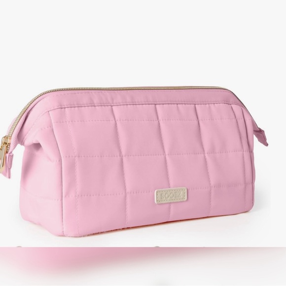 Sooez NWT Spacious Pink Multi-Compartment Pencil Case - Picture 1 of 13